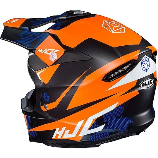 Cross Enduro HJC Motorradhelm I50 Tona MC2SF Schwarz Blau 4 Cross Enduro HJC Motorradhelm I50 Tona MC2SF Schwarz Blau – Bild 2