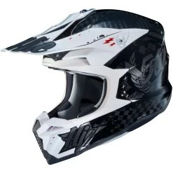 Cross Enduro Motorradhelm HJC I50 ARTAX MC5 Schwarz Weiß