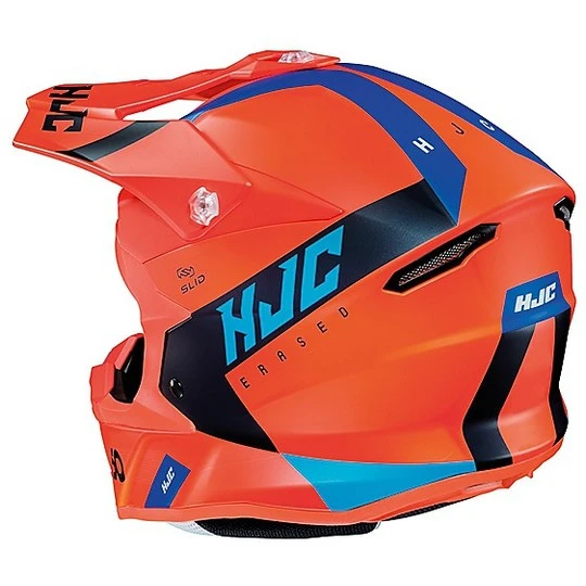Cross Enduro Motorradhelm HJC I50 ERASED MC6HSF Orange Matt Blau 5 Cross Enduro Motorradhelm HJC I50 ERASED MC6HSF Orange Matt Blau – Bild 3