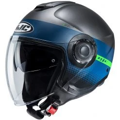 Doppelvisier Jet Helm HJC I40 UNOVA MC4HSF Grau Blau