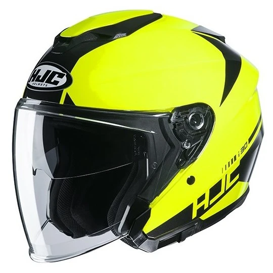 Doppelvisier Motorradhelm Jet HJC I30 BARAS MC4H Gelb Fluo 3 Doppelvisier Motorradhelm Jet HJC I30 BARAS MC4H Gelb Fluo
