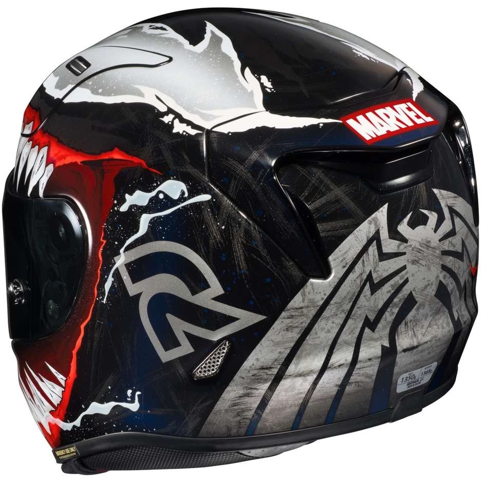 Full Face Motorradhelm HJC Fiber RPHA 11 Marvel VENOM 2 MC1 Schwarz Rot 6 Full Face Motorradhelm HJC Fiber RPHA 11 Marvel VENOM 2 MC1 Schwarz Rot – Bild 4