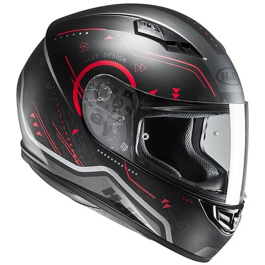 Integral Motorrad-Sturzhelm HJC CS-15 Black Red Safa MC1SF 3 Integral Motorrad-Sturzhelm HJC CS-15 Black Red Safa MC1SF