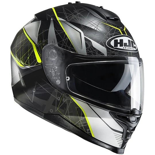 Integral Motorrad-Sturzhelm HJC IS-17 Daugava MC4HSF Schwarz Gelb 3 Integral Motorrad-Sturzhelm HJC IS-17 Daugava MC4HSF Schwarz Gelb