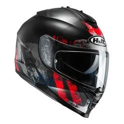 Integral Motorrad-Sturzhelm HJC IS-17 Shapy MC1SF Schwarz Rot