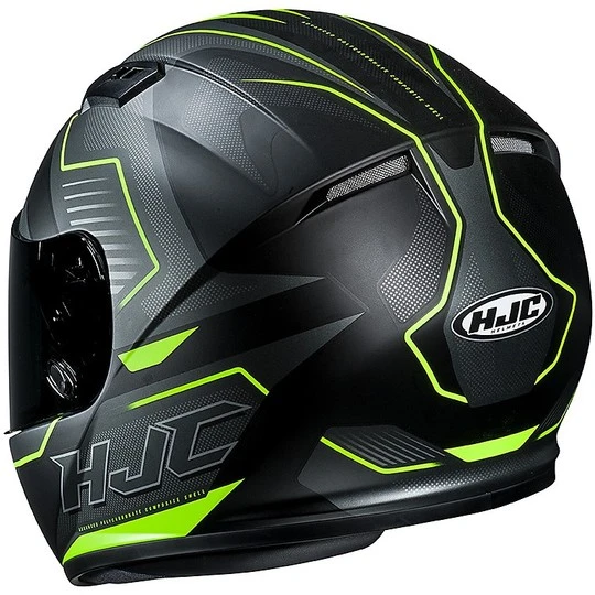 Integral Motorradhelm HJC CS-15 Trion MC3HSF Schwarz Gelb Fluo 5 Integral Motorradhelm HJC CS-15 Trion MC3HSF Schwarz Gelb Fluo – Bild 3
