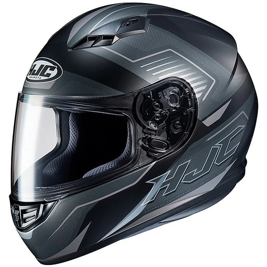 Integral Motorradhelm HJC CS-15 Trion MC5SF Schwarz Grau 3 Integral Motorradhelm HJC CS-15 Trion MC5SF Schwarz Grau