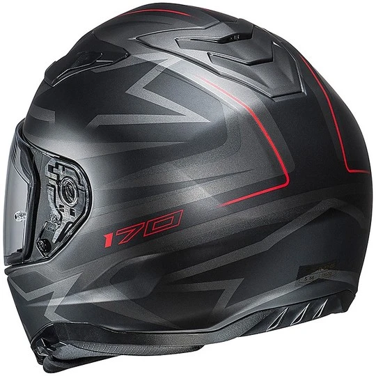 Integral Motorradhelm HJC I70 Doppel Visier Cravia MC10SF Weiß Grau 4 Integral Motorradhelm HJC I70 Doppel Visier Cravia MC10SF Weiß Grau – Bild 2