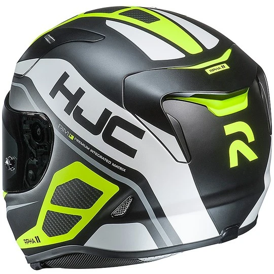Integral Motorradhelm Hjc RPHA 11 Saravo MC5SF Schwarz Grau 5 Integral Motorradhelm Hjc RPHA 11 Saravo MC5SF Schwarz Grau – Bild 3