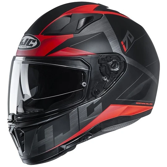Integralhelm Doppelvisier Motorrad HJC I70 ELUMA MC1SF Schwarz Rot Matt 3 Integralhelm Doppelvisier Motorrad HJC I70 ELUMA MC1SF Schwarz Rot Matt