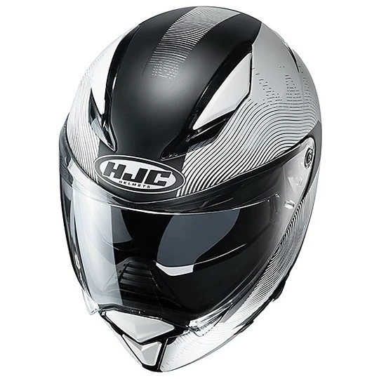 Integralhelm Fiber Doppelvisier Motorrad HJC F70 SAMOS MC10SF Weiß Schwarz Matt 4 Integralhelm Fiber Doppelvisier Motorrad HJC F70 SAMOS MC10SF Weiß Schwarz Matt – Bild 2