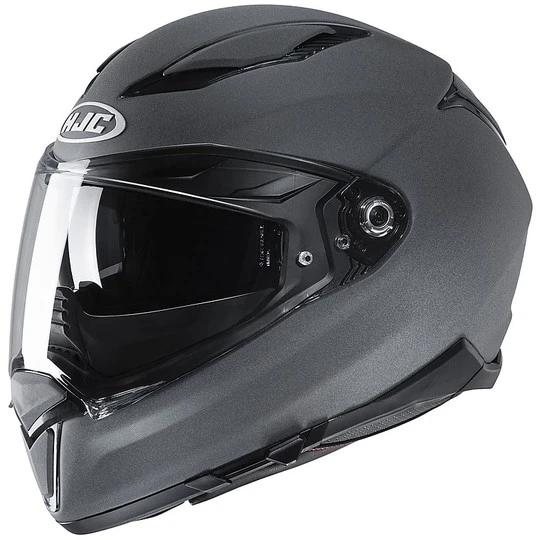 Integralhelm In Fiber Doppelvisier Motorrad HJC F70 Semi Matt Stone Stone 3 Integralhelm In Fiber Doppelvisier Motorrad HJC F70 Semi Matt Stone Stone