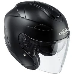 Motorrad-Sturzhelm Jet HJC IS-33 II Doppelmasken-Matte Black Seeds