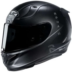 Vollgesichts-Motorradhelm Aus Faser HJC RPHA 11 JARBAN MC5SF Mattschwarz