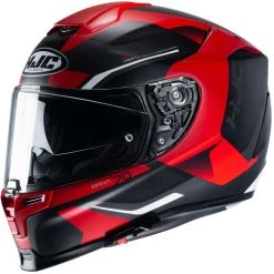 Vollgesichts-Motorradhelm Aus HJC-Faser RPHA 70 KOSIS MC1SF Schwarz Rot Matt