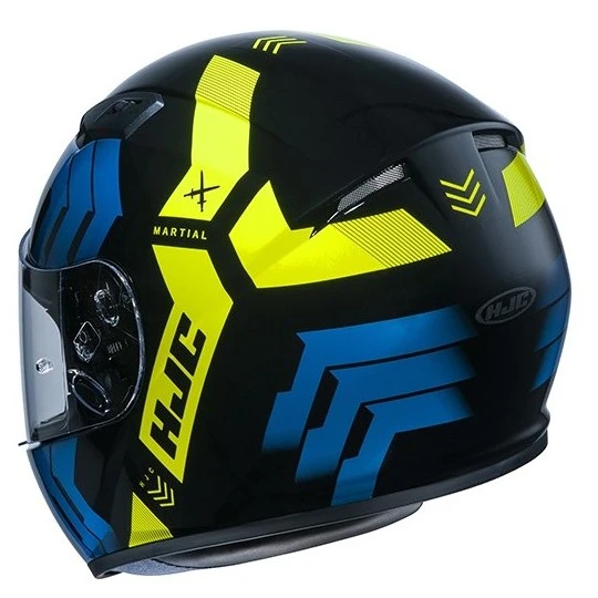 Vollgesichts-Motorradhelm HJC CS-15 MARTIAL MC4H Schwarz Blau Gelb 5 Vollgesichts-Motorradhelm HJC CS-15 MARTIAL MC4H Schwarz Blau Gelb – Bild 3