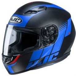 Vollgesichts-Motorradhelm HJC CS-15 MYLO MC2SF Schwarz Blau Matt